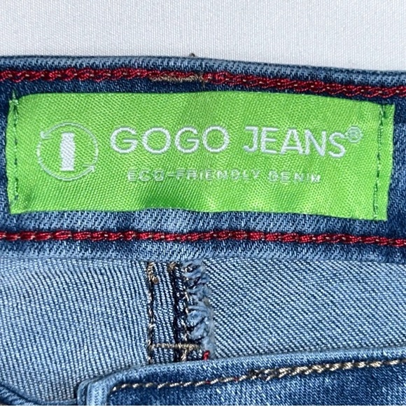 GOGO Skinny Leg Distressed Jeans Size 13 Juniors - Picture 10 of 14